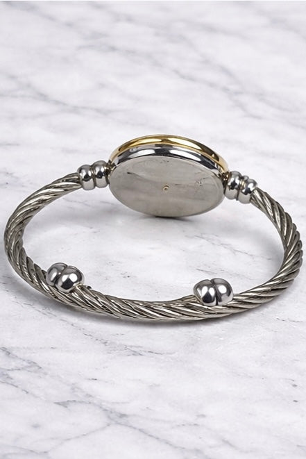 Vintage | EKO Watch Wind up Ladies Rope Cable Bangle Bracelet