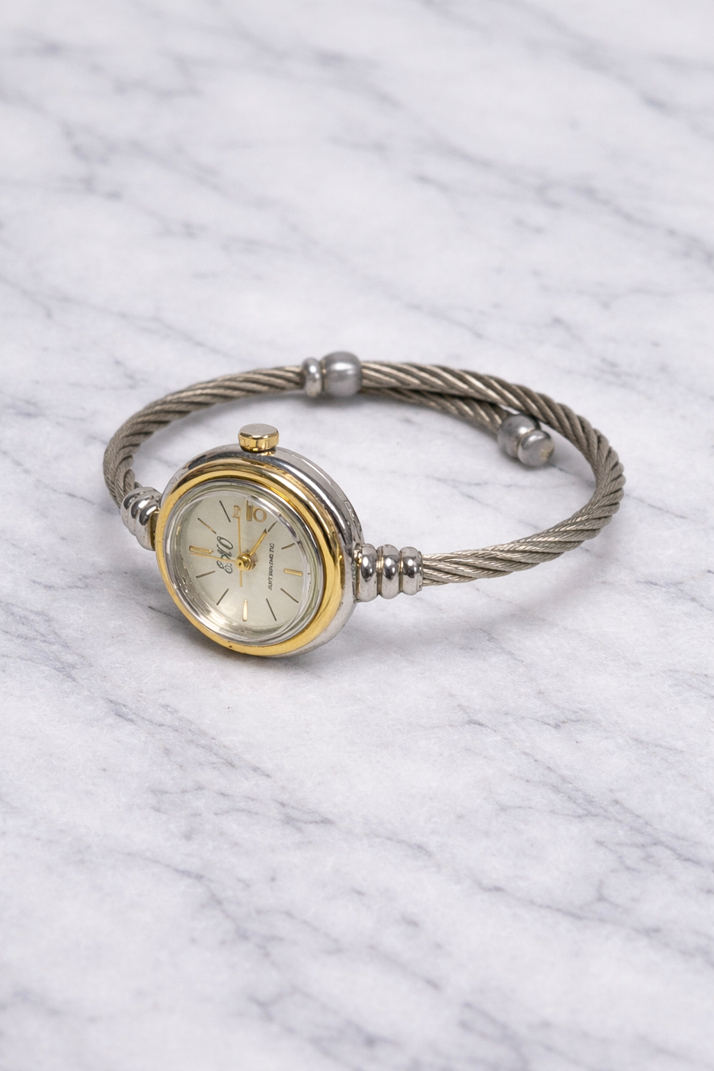 Vintage | EKO Watch Wind up Ladies Rope Cable Bangle Bracelet