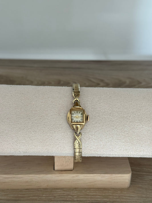 Vintage Benrus 10K RGP Mechanical watch - White Gold